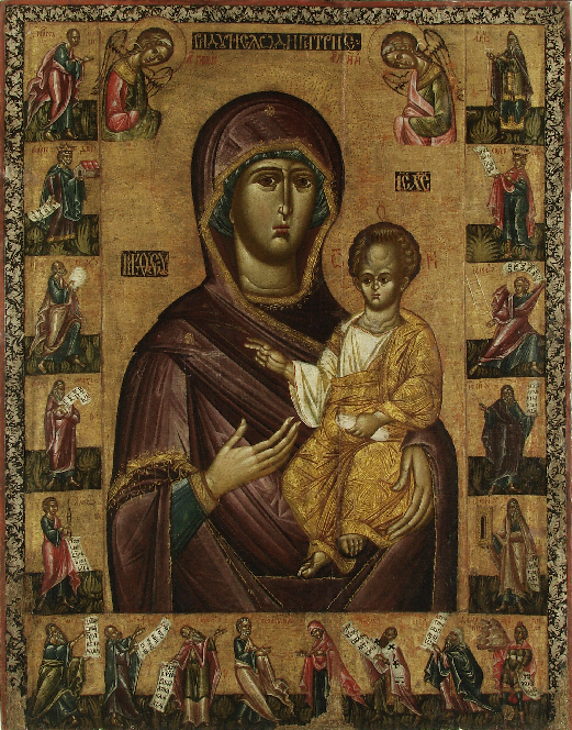 Matka Boska Hodegetria, Paniszczew, XVI w.